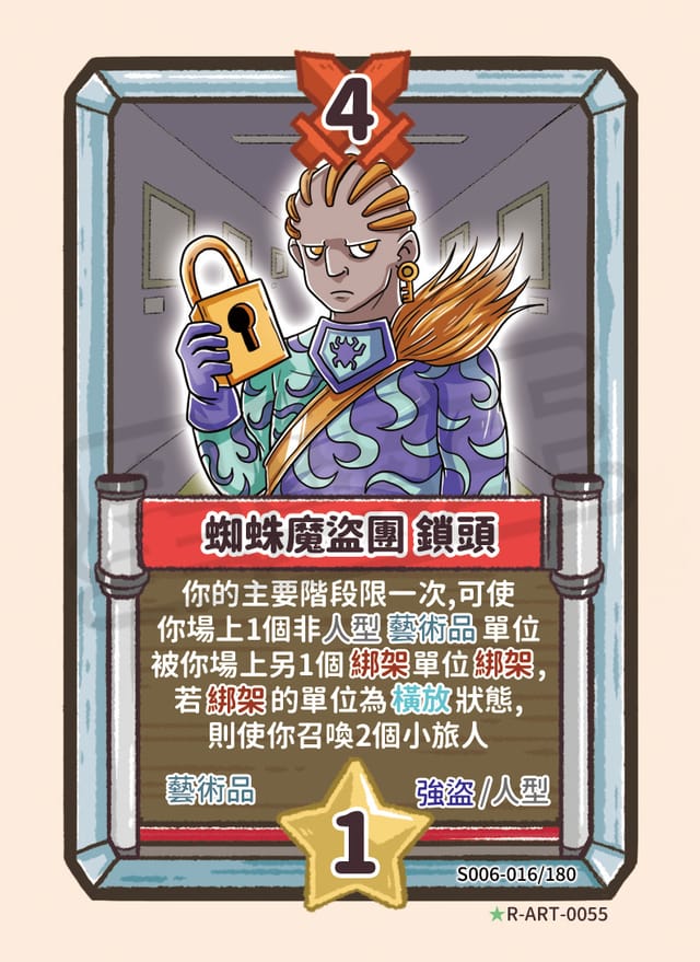 蜘蛛魔盜團 鎖頭